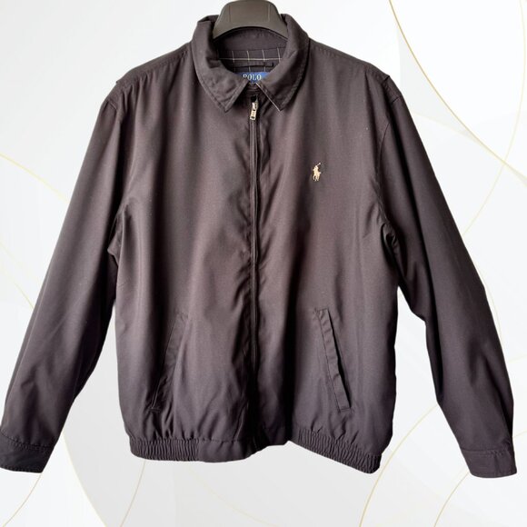 Polo Ralph Lauren Bomber Jacket Black - Picture 1 of 14
